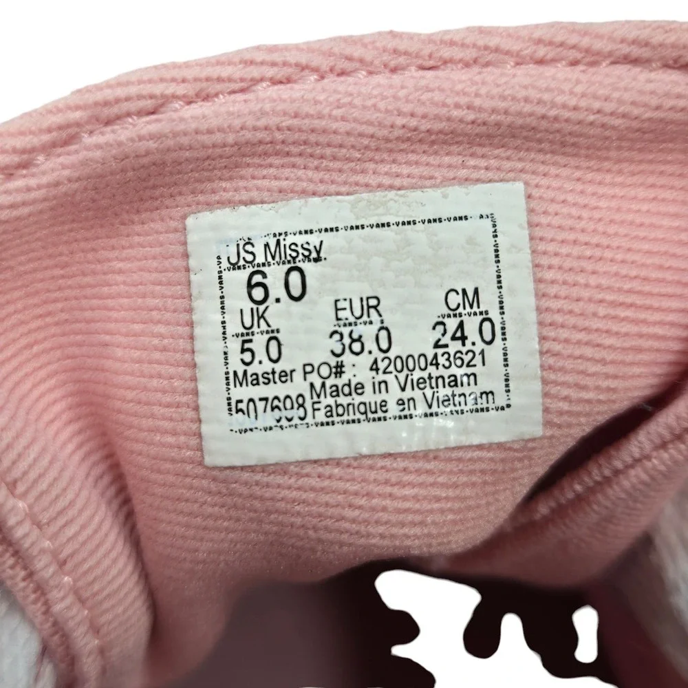 Vans Shoes Womens 6 Chalk Pink Old Skool Lace Up‎ Casual Skate Sneakers